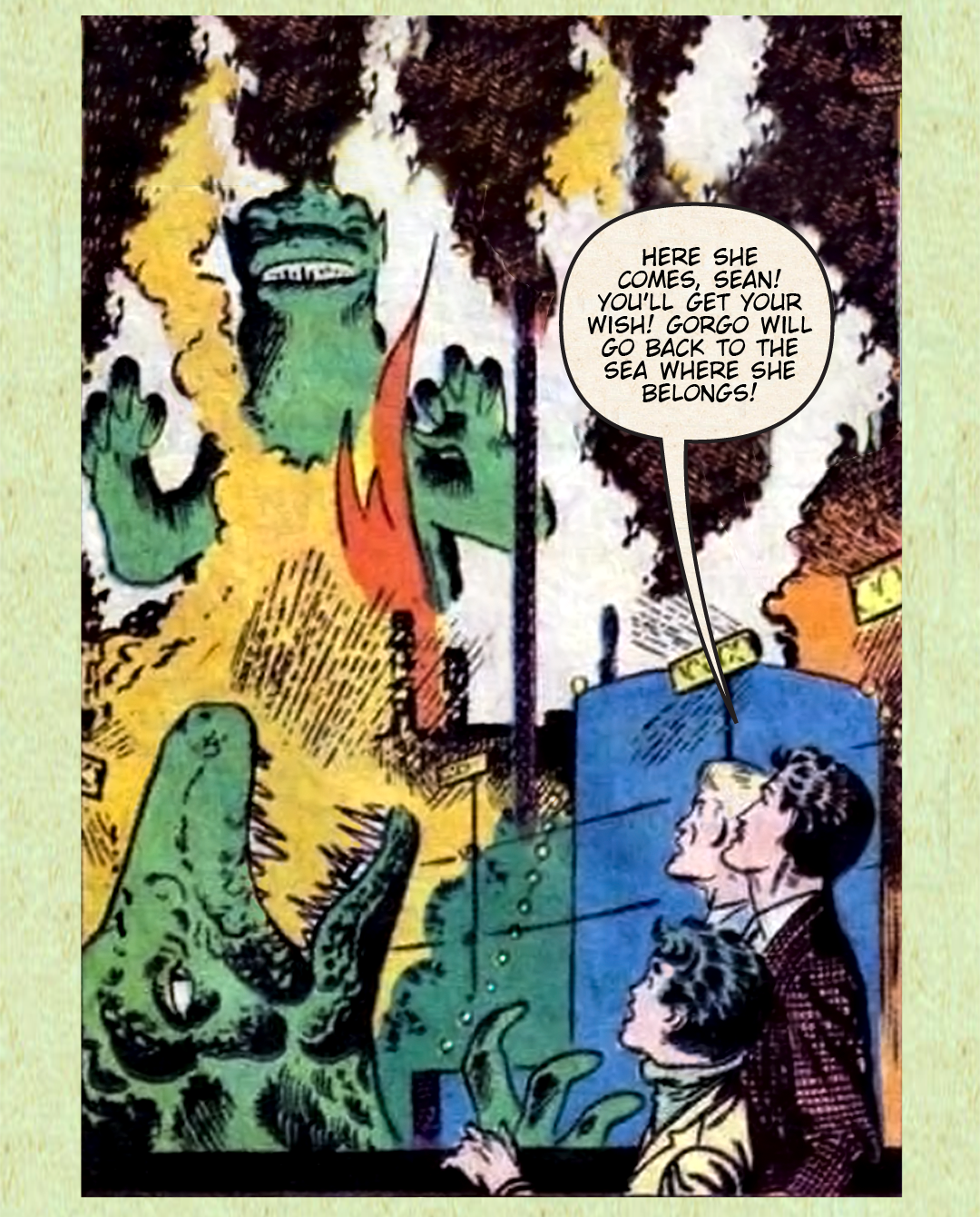 Modern Arsenal vs Prehistoric Monster panel 6